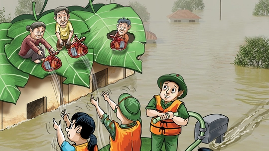 Bức tranh tả thực 'Lá lành đùm lá rách'