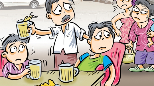 Bợm nhậu than 'mất ngon với mấy bả!'