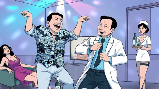 Bệnh nhân cho bác sĩ tâm thần đi Sầm Sơn 'bay lắc'