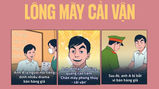 Chân mày cải vận hay lông mày hại chủ?