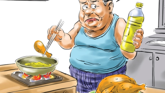 'Mỡ nó rán nó' là có thật