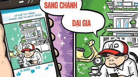 Đại gia khoe giàu bị bóp tương tác