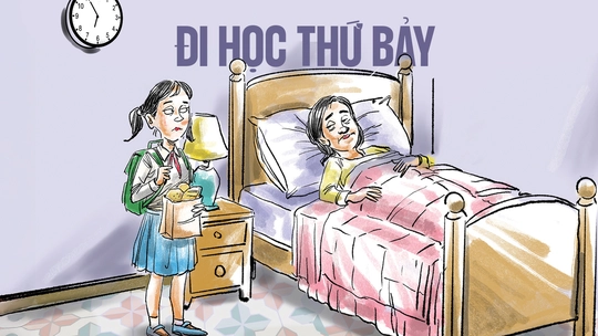 Đã giảm tải nhưng vẫn phải học thứ Bảy