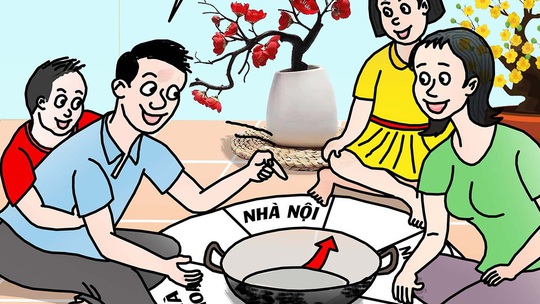 Mâu thuẫn quen thuộc: Về quê nội hay quê ngoại ăn Tết