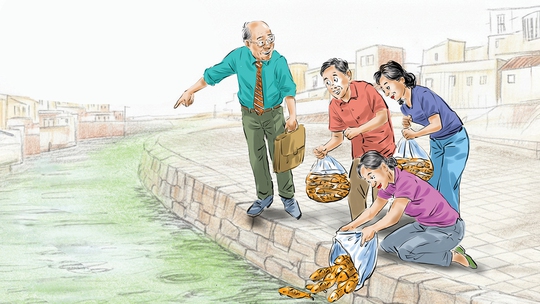 Chất lượng nước đảm bảo cá chép ông Táo sống 90%