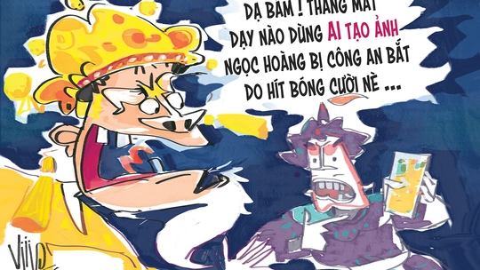 Ngọc Hoàng hít bóng cười là tin giả!