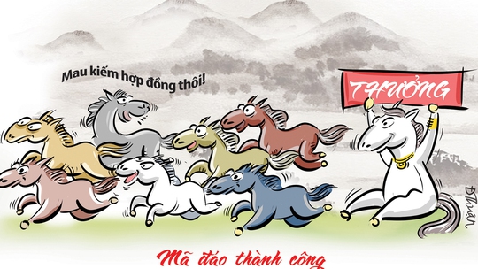 Đầu năm đi làm chỉ mong mã đáo thành công