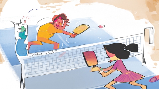 Trận pickleball giải quyết chuyện... về quê