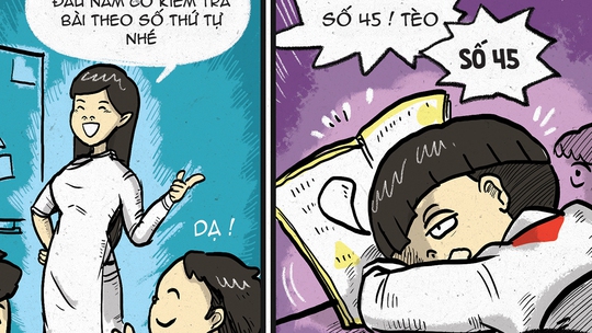 Tình hình học hành giữa tháng giêng