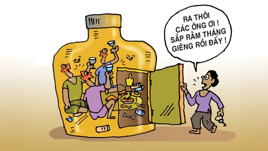 Sắp rằm tháng giêng vẫn còn ăn Tết?