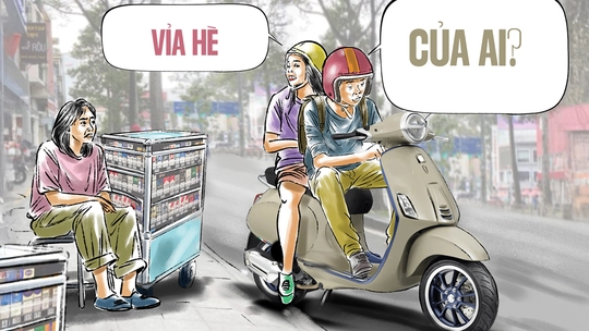 Vỉa hè bỗng nhảy vào 'sổ đỏ' của người lấn chiếm