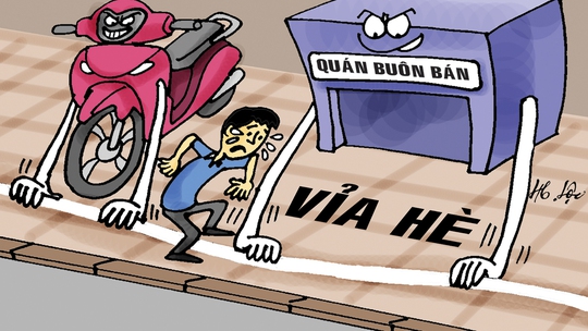 Người đi bộ bị 'đánh hội đồng' trên vỉa hè