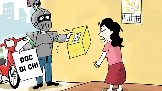 Làm shipper cũng phải... dùng mưu