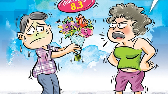 Bị biến thành 'kẻ phản diện' vì mua hoa tặng vợ