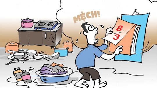 Một ngày 'vào vai' phụ nữ: Tui mệt quá rồi!