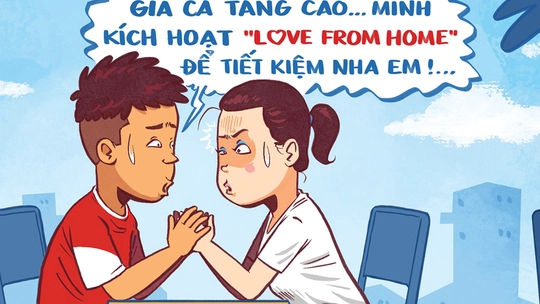 'Work from home', 'love from home' giữa bão giá