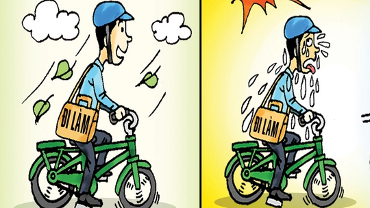 Ba cái lợi khi đi làm bằng xe đạp... trên lý thuyết
