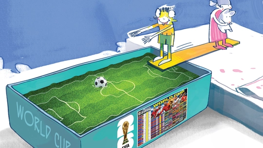 Khi tuần trăng mật đụng World Cup