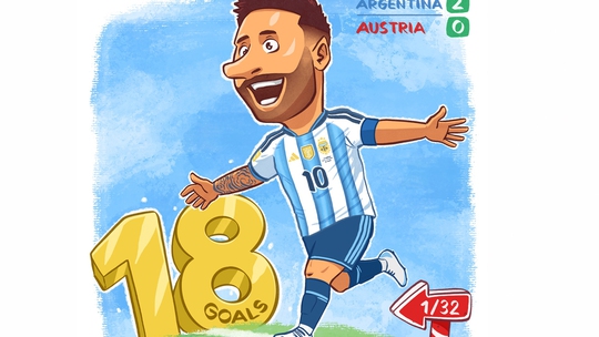 Messi đạt cột mốc 18 bàn thắng, xô đổ kỷ lục của Klose