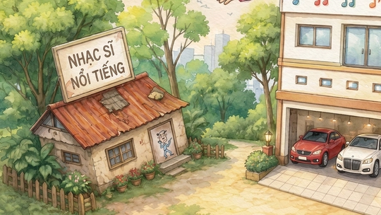 Nghịch lý nhạc sĩ nghèo, ca sĩ giàu