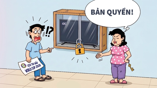VTV đã có bản quyền World Cup còn ông chồng này thì chưa
