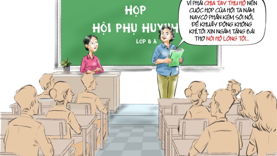 Hội phụ huynh năm nay bớt 'nặng ví', tăng 'nặng tình'