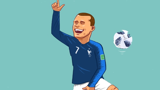 Tượng đài World Cup P.21: Cả thế giới 'Take the L' với Antoine Griezmann