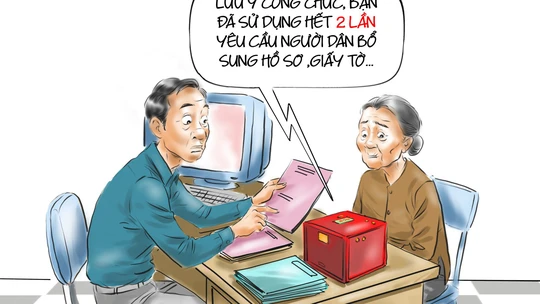 Thủ tục hành chính: Hết cảnh bổ sung giấy tờ 2 lần