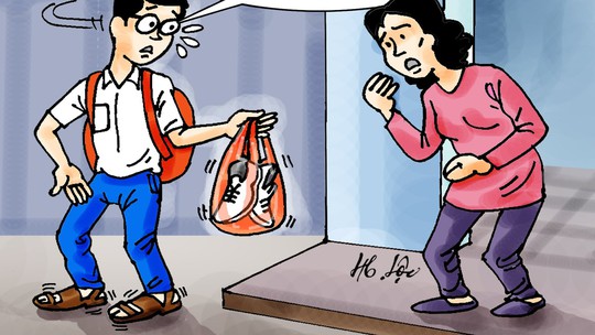 Học sinh nghĩ cách đối phó với giày ba ta
