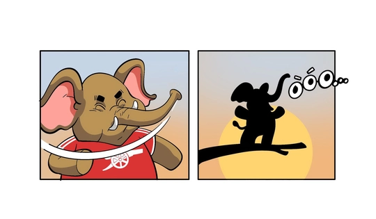 Bức tranh tóm tắt trận derby một chiều Arsenal - Tottenham