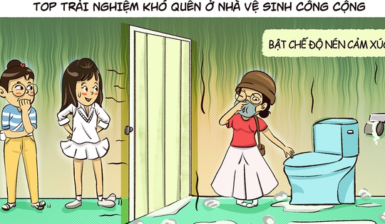 Top trải nghiệm khó quên ở nhà vệ sinh công cộng