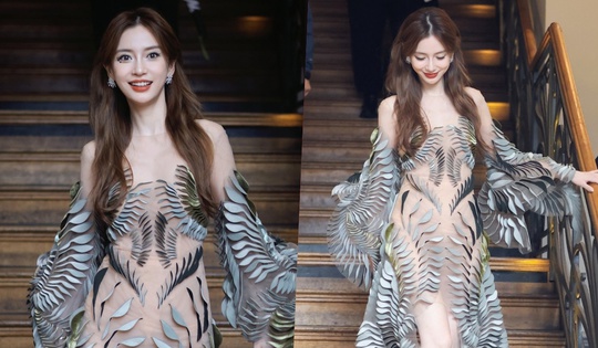 Bị Cbiz quay lưng, Angelababy lại tỏa sáng ở Paris
