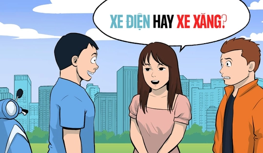 Tình yêu thời xe điện - xe xăng