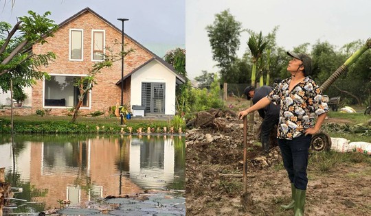 NSND Tạ Minh Tâm có khu vườn 3.000m², rảnh là về trồng thêm cây