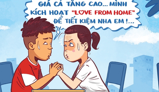 'Work from home', 'love from home' giữa bão giá