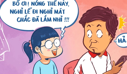 Tầm này làm gì có chỗ nào mát mà nghỉ!?