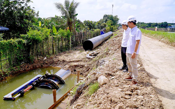 Đẩy nhanh tiến độ nhà máy nước thô liên vùng tại Đồng Tháp để ứng phó El Nino