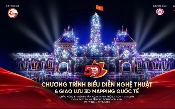 3D mapping kỷ niệm 50 năm thành phố mang tên Bác có gì đặc biệt?
