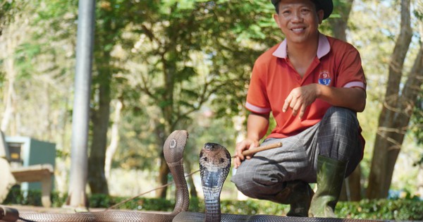 Gallery - Foreign tourists embrace snakes for photos at snake farm in Vietnam’s Dong Thap
