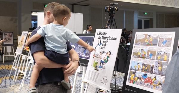 Gallery - Francophone Comics Festival brings joyful reading to kids, adults in Ho Chi Minh City
