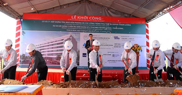 $1.3bn metro line project, 2nd in Ho Chi Minh City, breaks ground