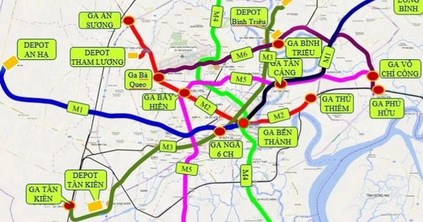 Ho Chi Minh City eyes completing 6 metro lines spanning 183km by 2035