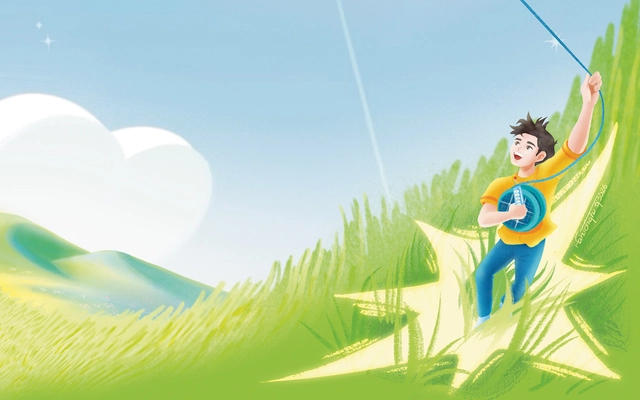 Bài tham dự Hội thi Sáng tác văn học: Cậu bé và cánh diều gió mặt trời