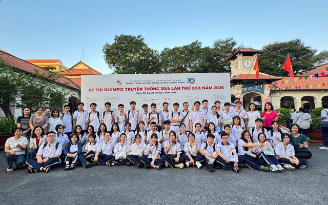 10 trường THPT xếp hạng cao tại Kỳ thi Olympic truyền thống 30-4