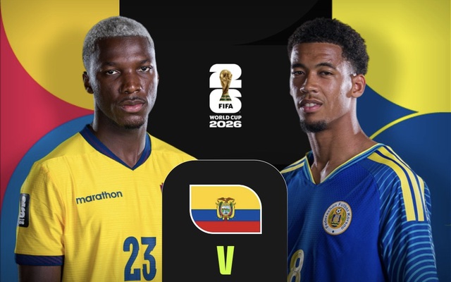 Đội hình ra sân Ecuador - Curacao: Caicedo, Valencia đá chính