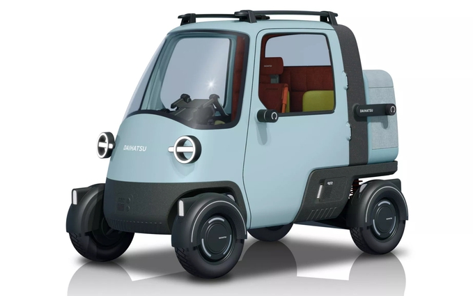 Ô tô điện mini trông như đồ chơi, khó tin lại là xe bán tải 'nhỏ nhất thế giới'