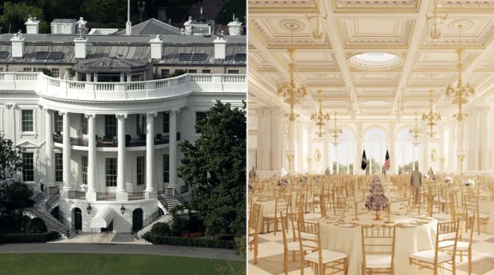 Nhà Trắng tiếp tục xây phòng khiêu vũ giữa lúc chính phủ đóng cửa? - Tuổi  Trẻ Online
