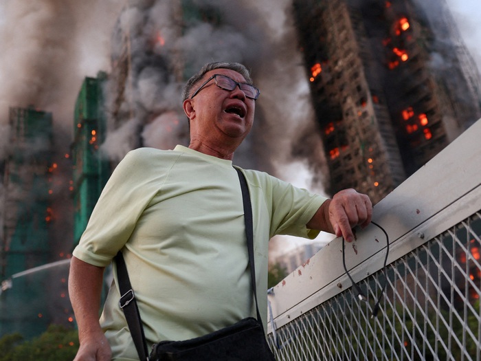 Những tiếng kêu tuyệt vọng giữa thảm họa cháy chung cư Hong ...