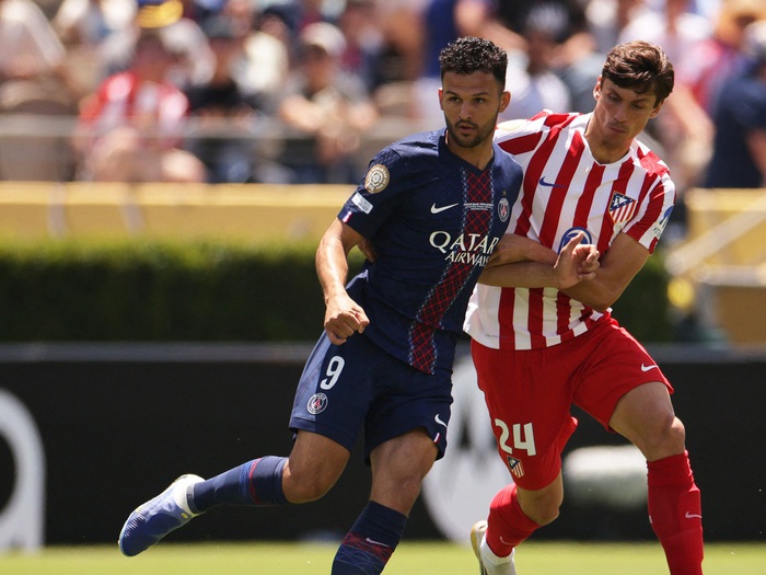 Trận đấu giữa PSG và Atletico Madrid diễn ra vào 2h00 ngày 16/6