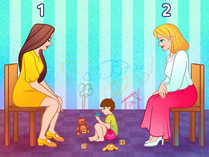Nhìn hình phán đoán ai là mẹ của đứa bé? - Tuổi Trẻ Online